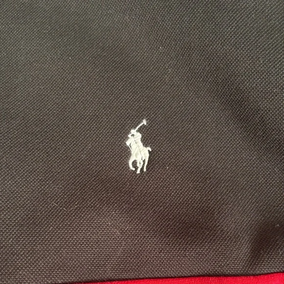 Polo Ralph Lauren Black and Red Bomber Jacket - Picture 2 of 3